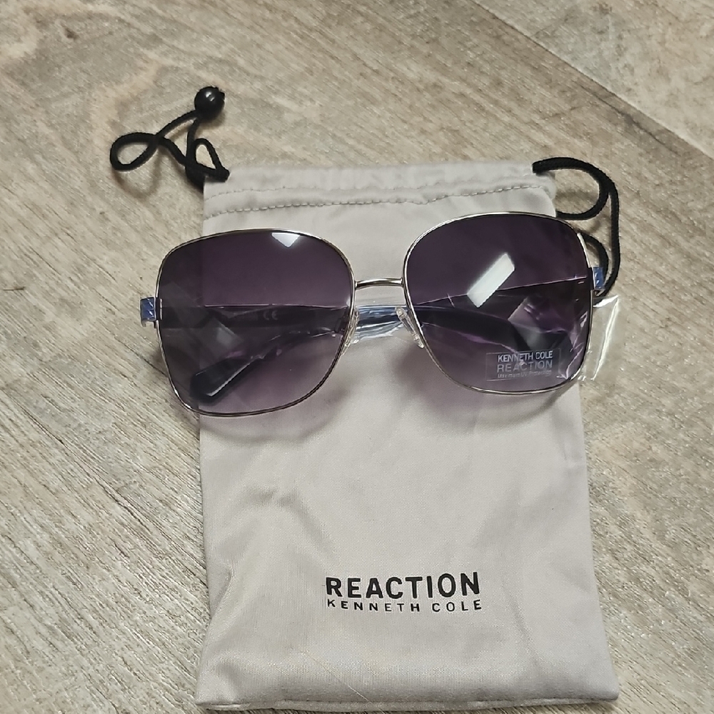 Kenneth Cole Reaction Sunglasses with Purple Lenses